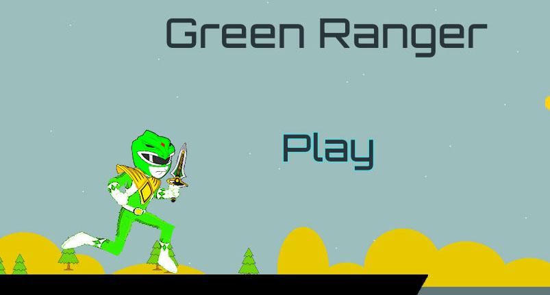 Samurai Green Rangers run game截图1