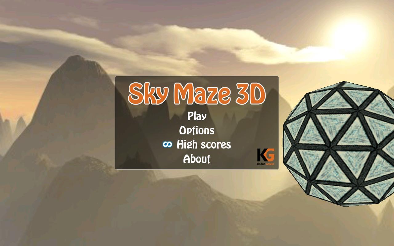 Sky Maze 3D Free截图1