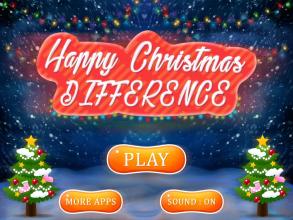 Happy Christmas Difference:Find The Difference截图1