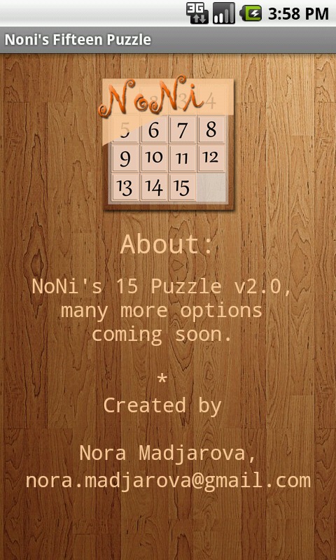 NoNi's 15 Puzzle截图5