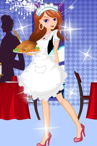 Sweety Waitress Dress Up截图2