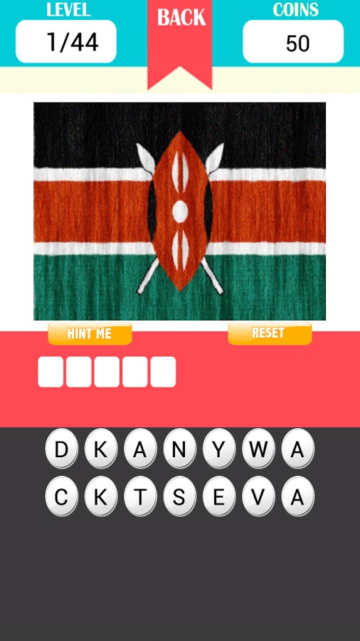 Flags of africa guess word截图1