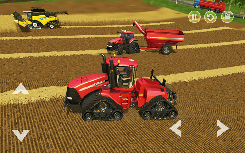 Farming Sim : 3D Cargo Tractor Driving Games 2018截图2