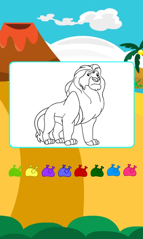 Coloring Proud Lion截图1