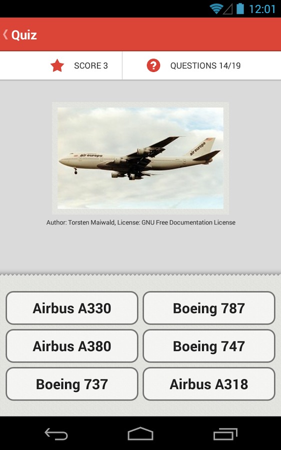 Airplane Quiz截图5