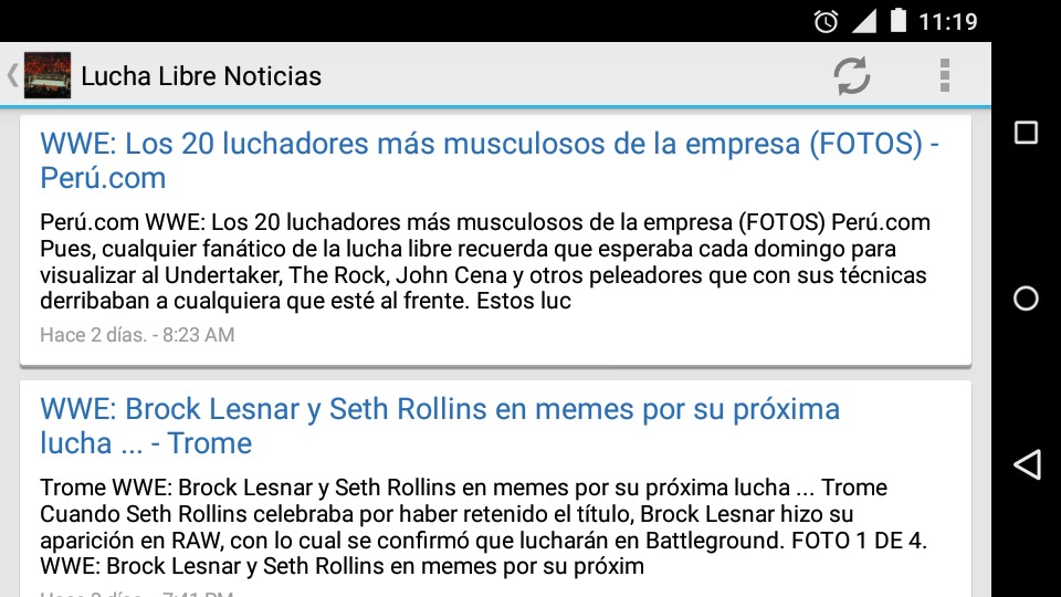 Lucha Libre Noticias截图4