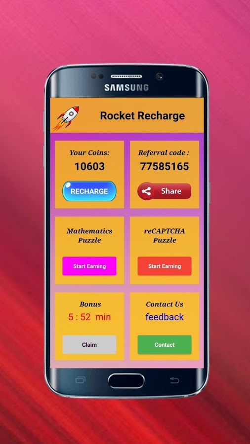 Rocket Recharge®Earn free recharge截图5