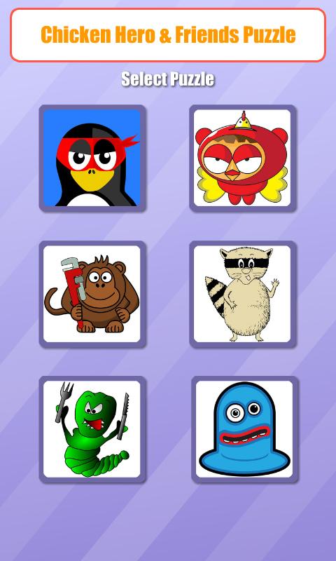 Chicken Hero & Friends Puzzle截图1