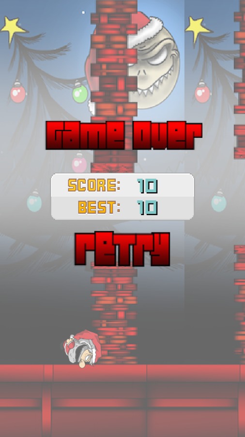 Flappy Christmas - Evil Santa截图3