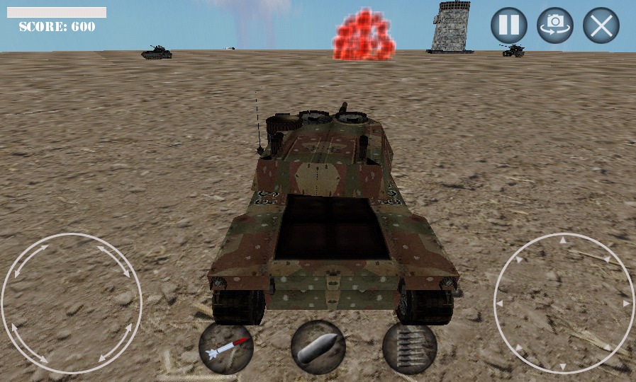 Battle of Tanks 3D War Game截图1