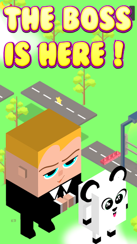 Boss Baby Blocky Race截图4