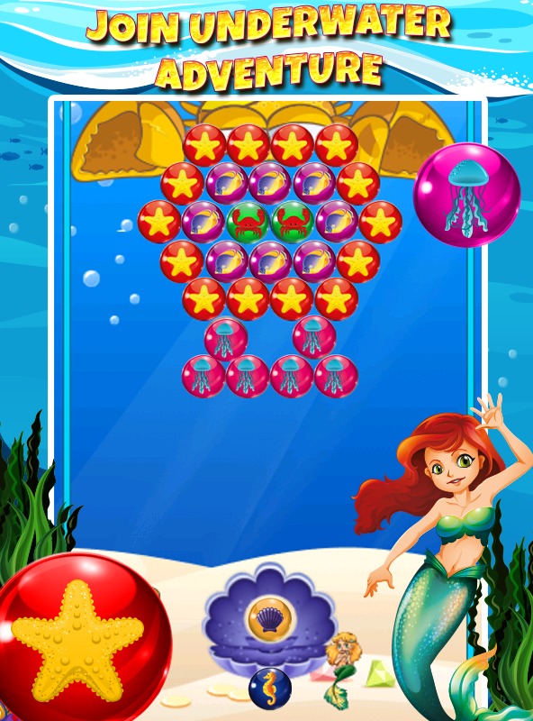 Bubble Dash: Mermaid Adventure截图1