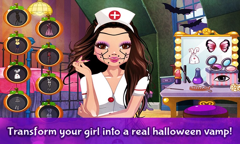 Halloween Spa – Make up games截图3