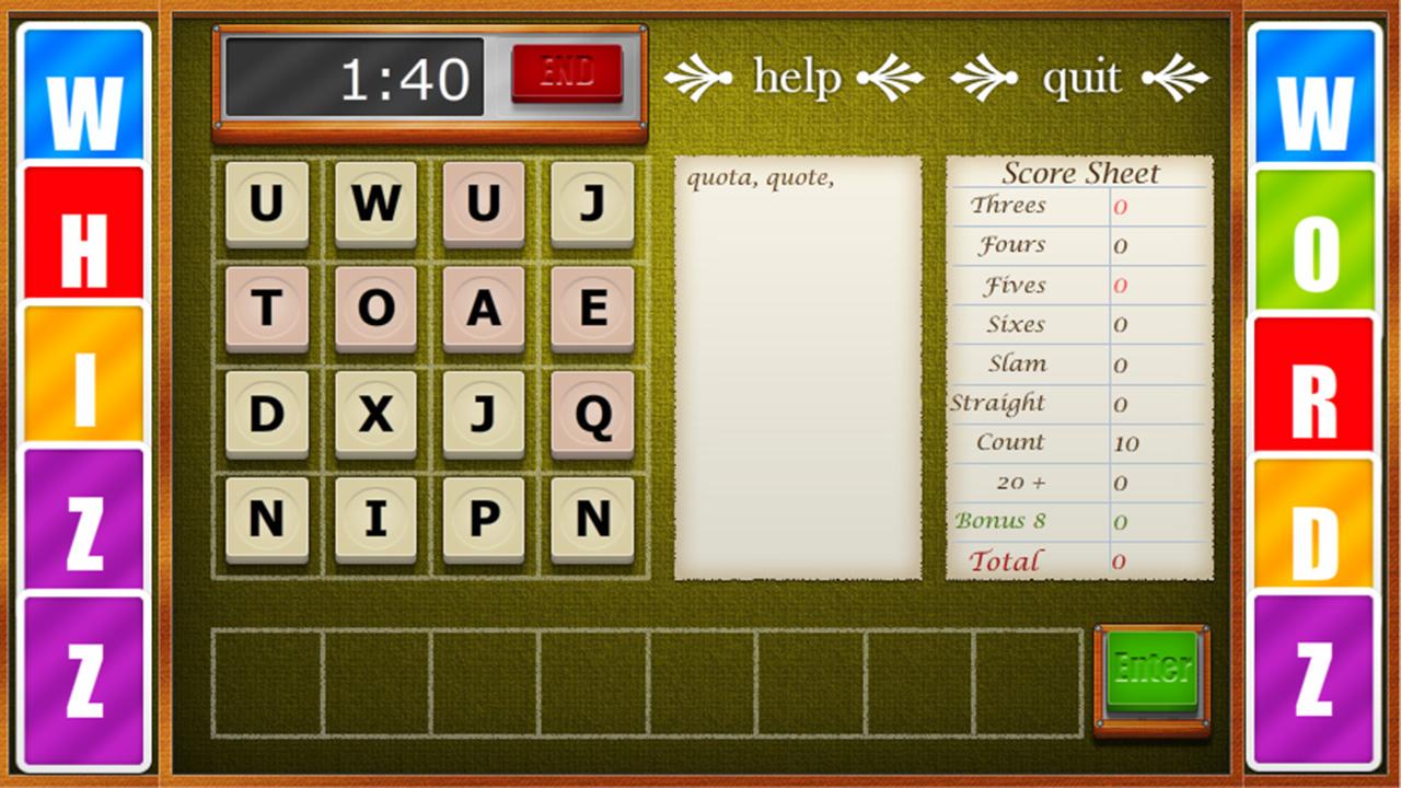 Whizz Wordz Free Edition截图2