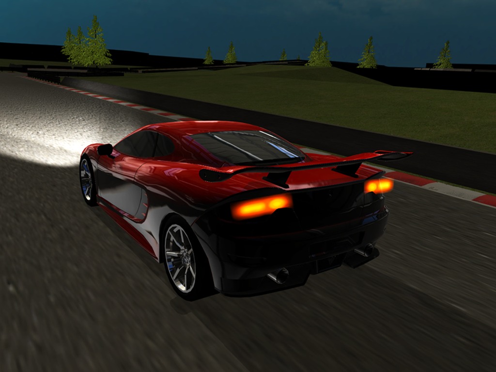 3D Night Track Racer截图5