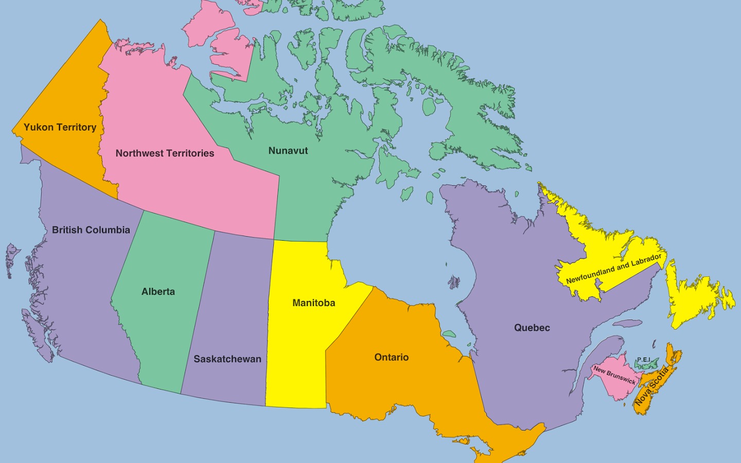 Canada Map Puzzle截图3