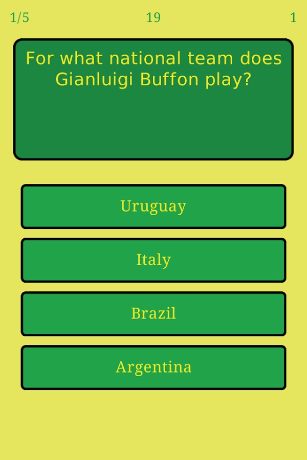 Trivia for World Cup 2014 Quiz截图2