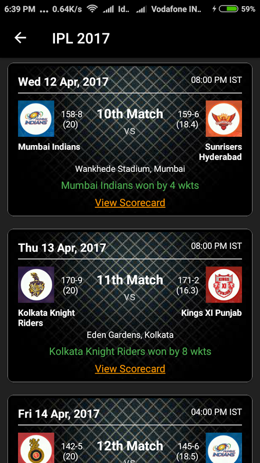 IPL 2018截图1