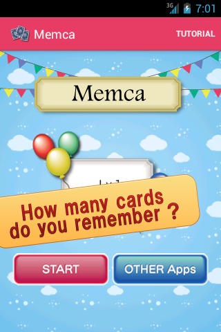 Memca - cards memory game截图1