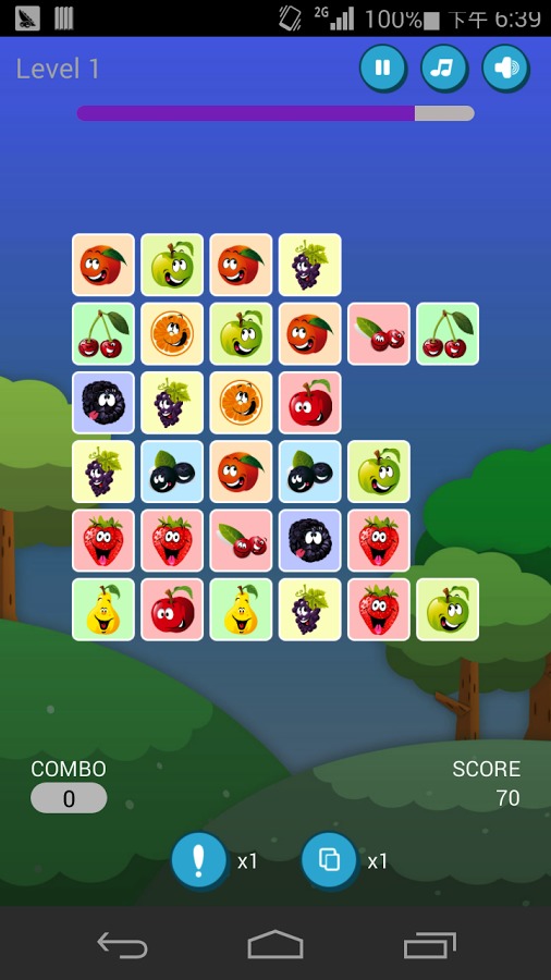 Cartoon Fruits Link截图3