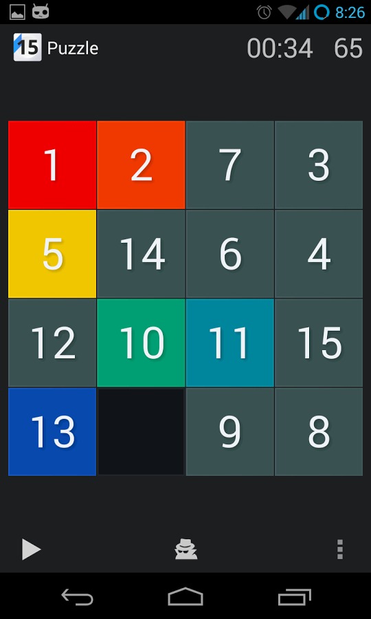 Fifteen puzzle - Free game截图3
