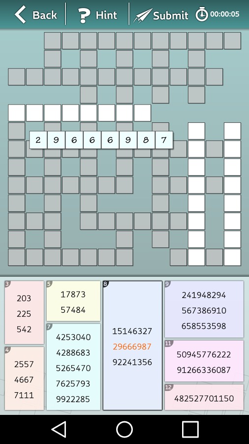 Astraware Number Cross截图2