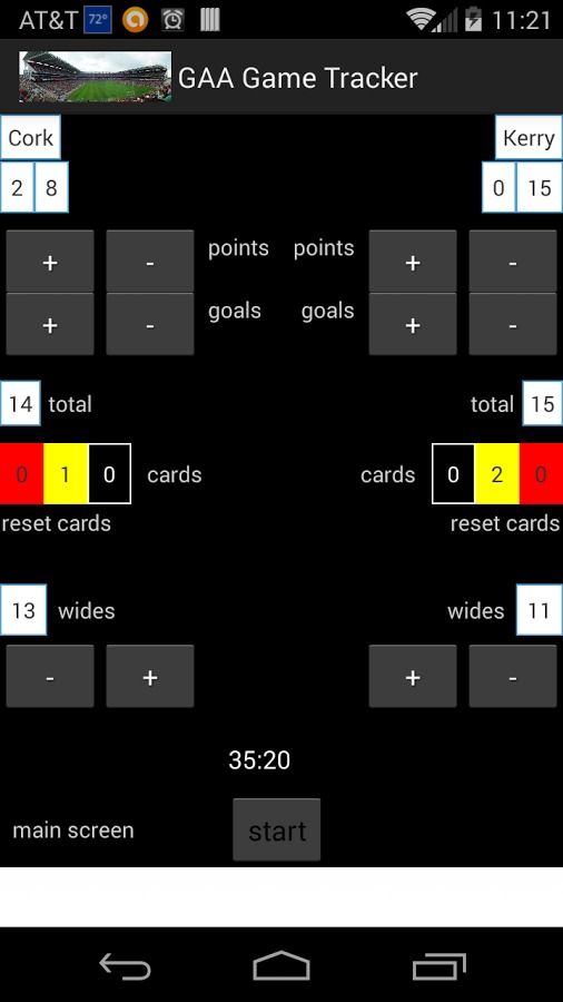 Gaelic Games Tracker截图3