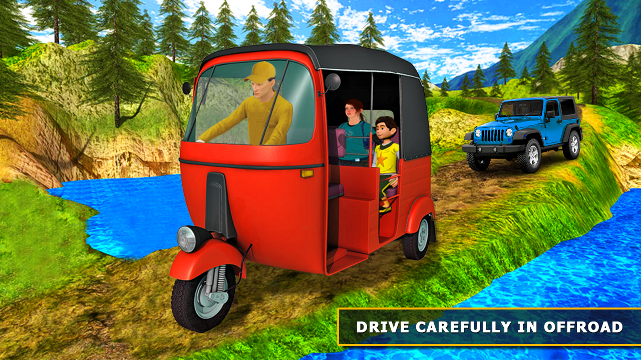 Offroad Crazy Rickshaw Driver截图2