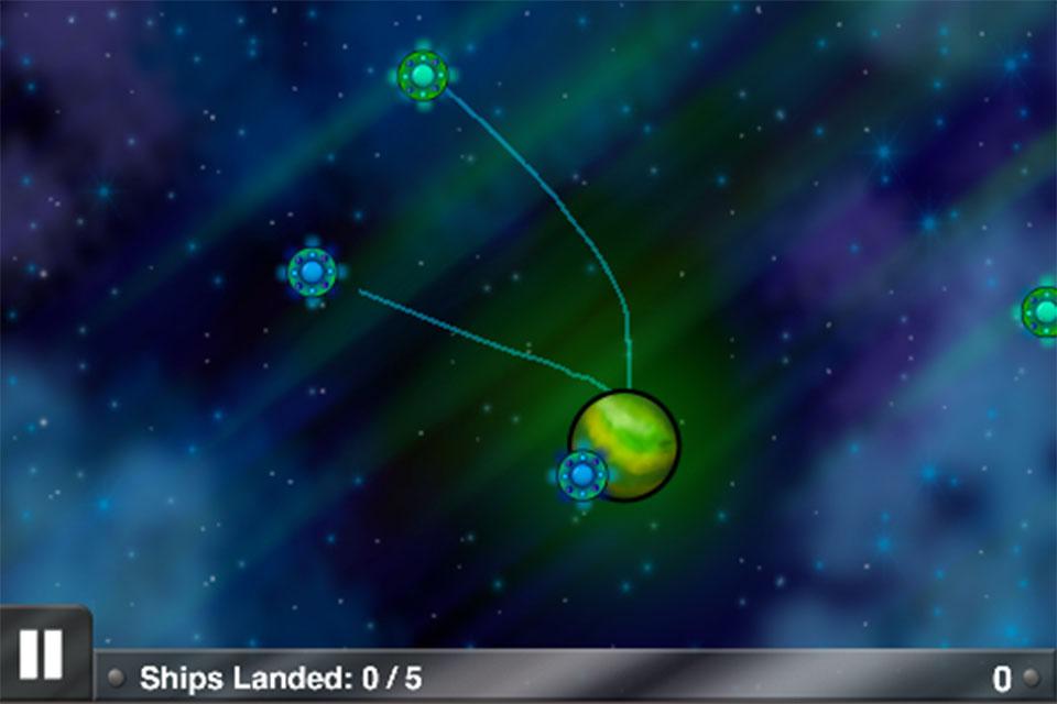 Spaceship Land Planet Game截图3