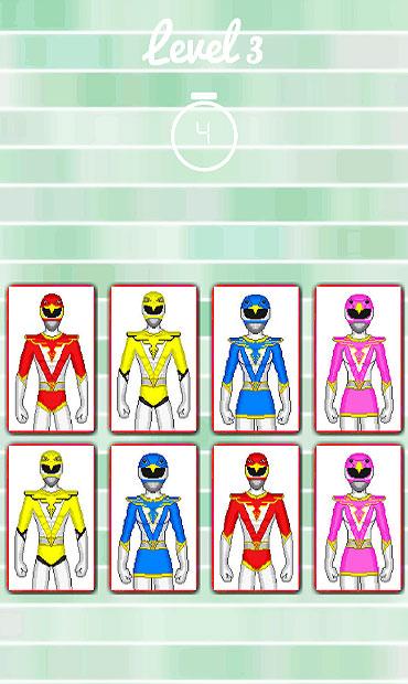 Hero Rangers Memory Game截图2