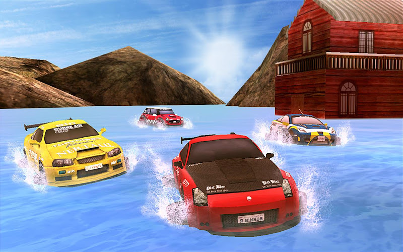 Water Surfing Race Car Driver截图5