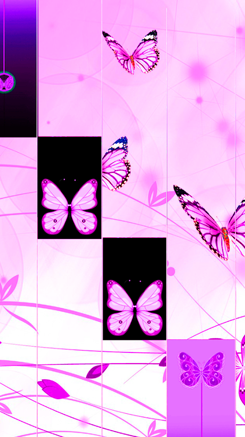 Purple Butterfly Piano Tiles 2018截图1