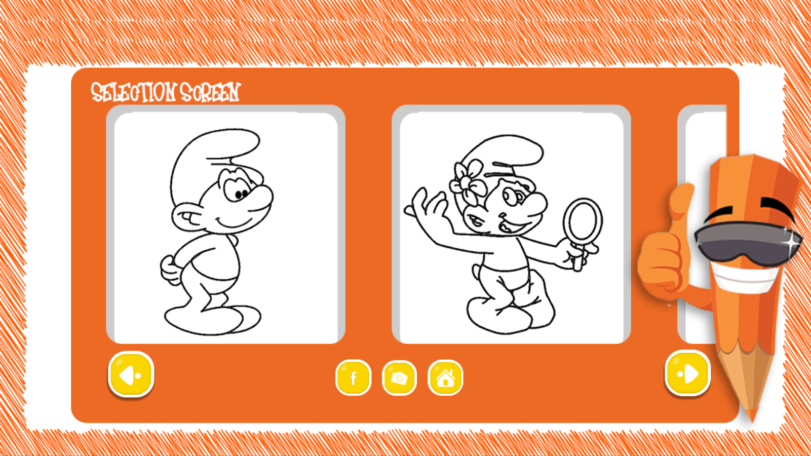 Cartoon Smurf Colouring截图4