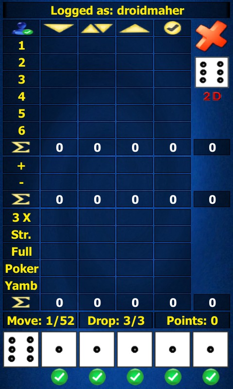 Maher Dices Yahtzee截图3