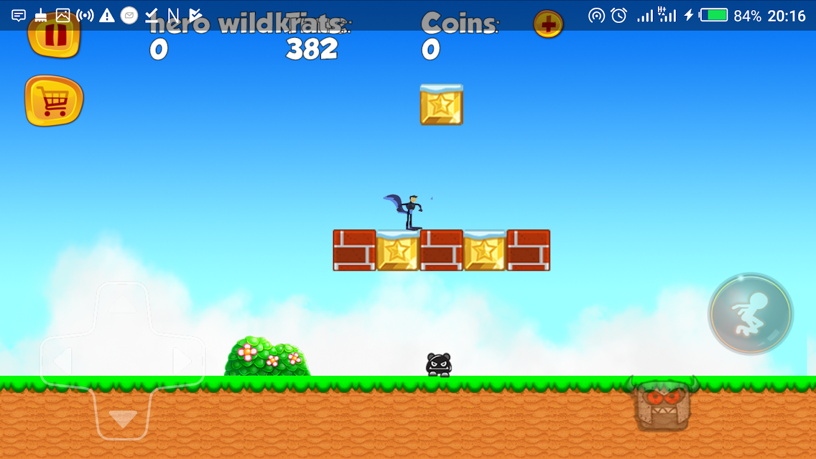 Wild hero Kratts Adventure Run截图2