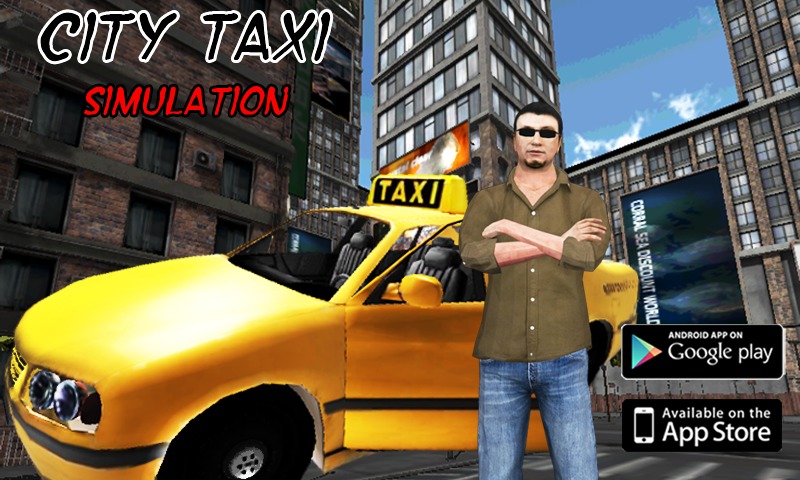 City Taxi Driver Simulator 3D截图1