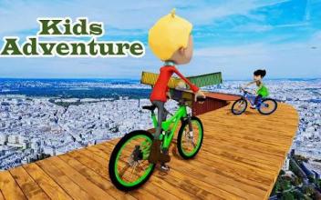 BMX Stunts Racing (Kids Games)截图1