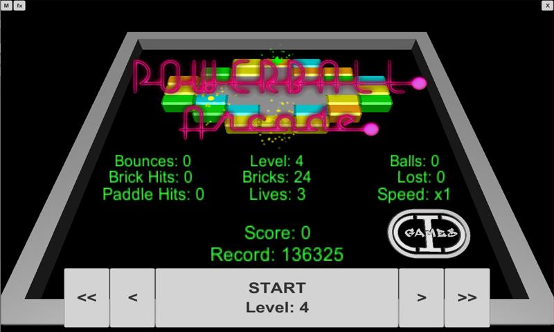 Powerball Arcade (3D Arkanoid)截图1