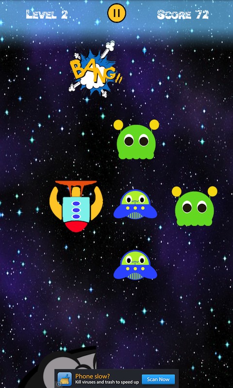 Green Mob - Alien Galaxy Clash截图2