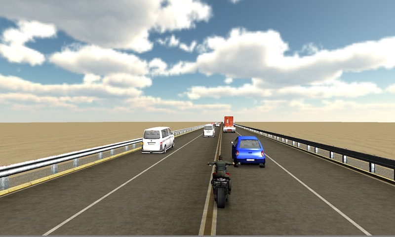 Highway Traffic Moto Racer 3D截图3