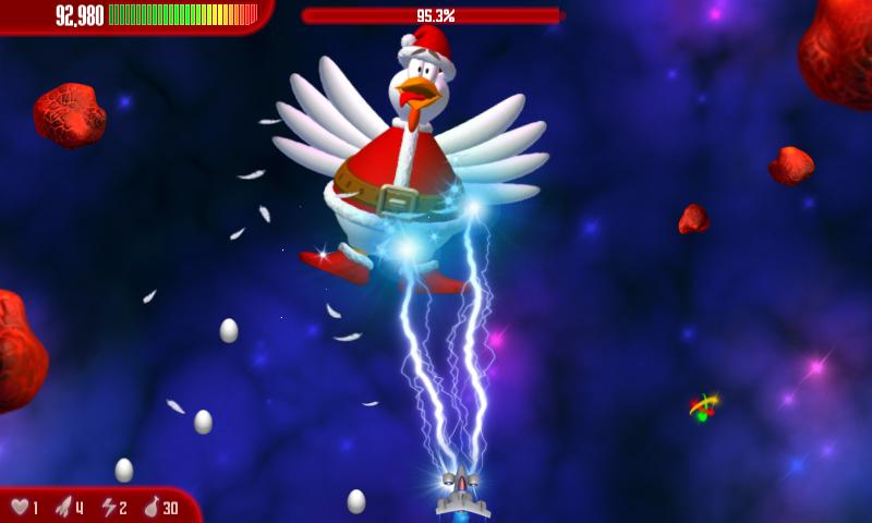 Chicken Invaders 3 Xmas HD截图1