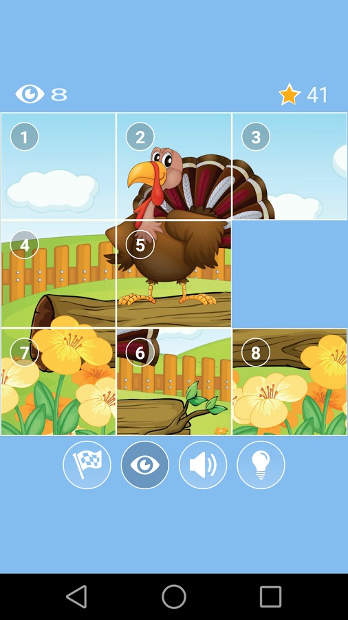 Incredible Zoo Slide Puzzle截图3