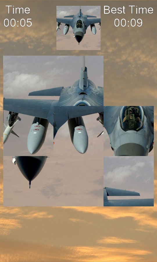 Fighter Jets Puzzle截图5