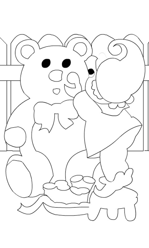 Coloring Lovely Bear截图2