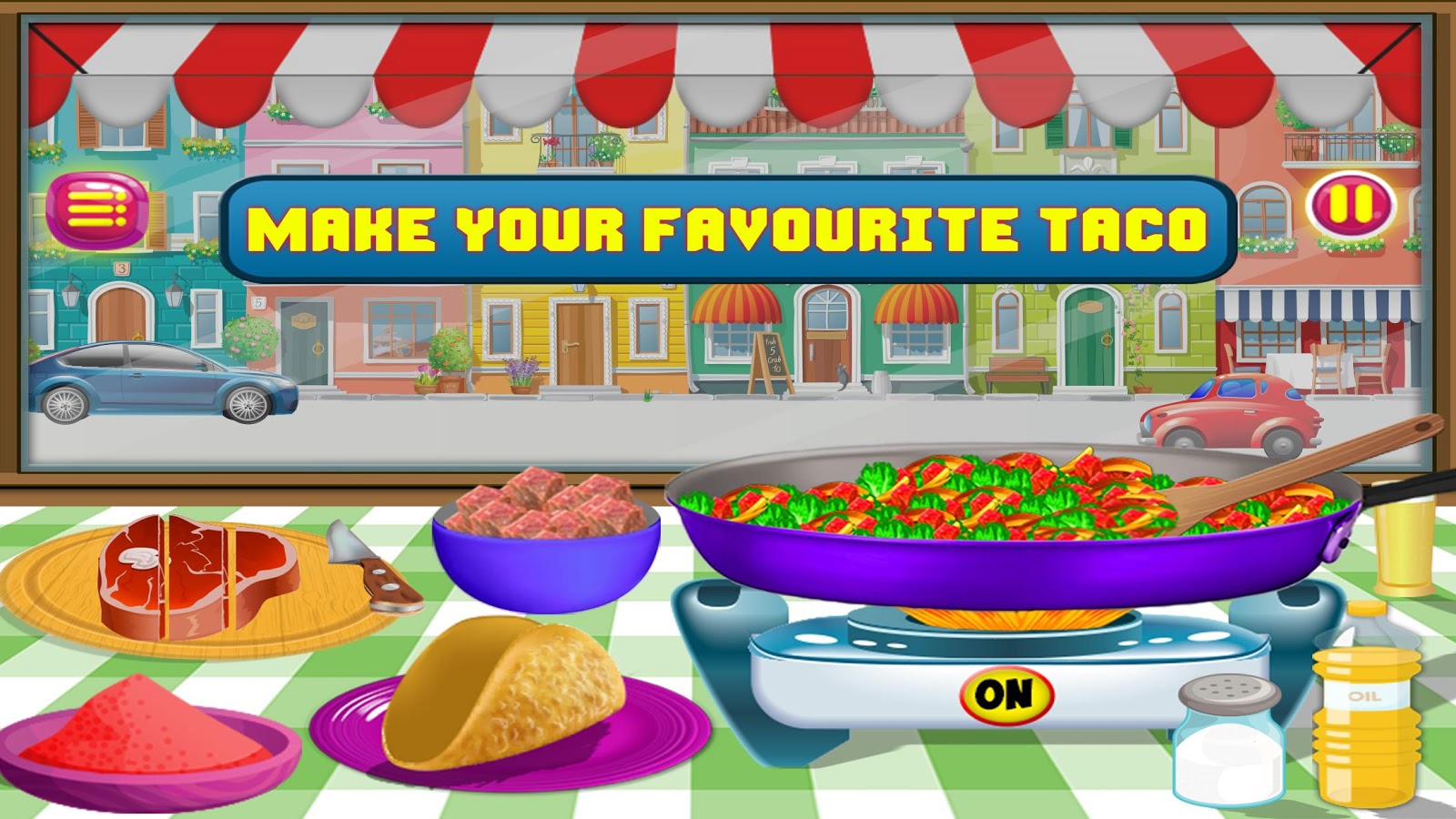 Taco Lunch Box Cheese Food : Kitchen Cooking Games截图3