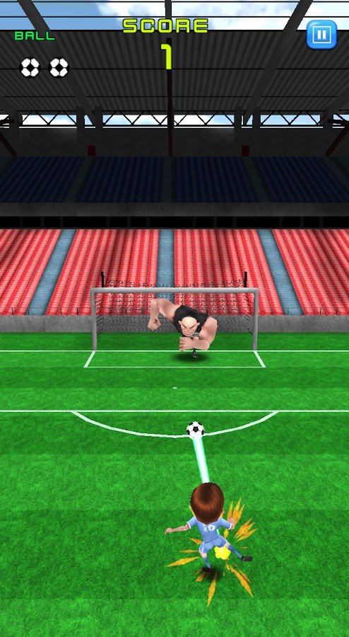 Cartoon Flick Soccer-free kick截图2