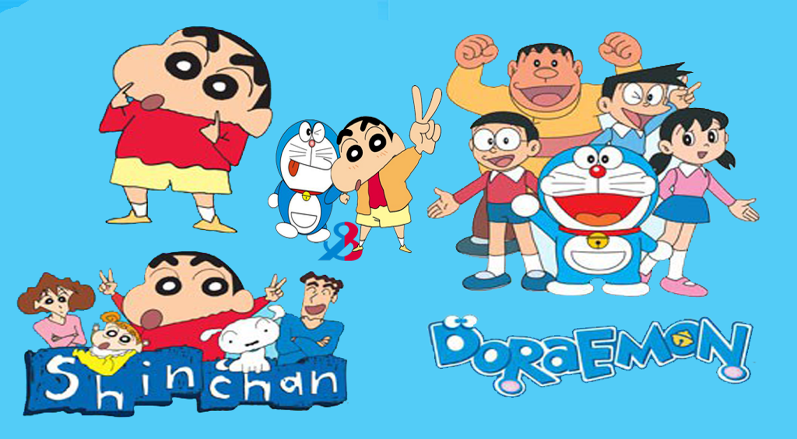 Shinchan and doraemon games截图1