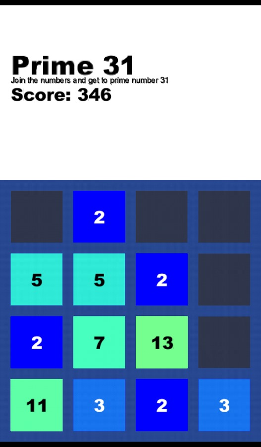 Prime 31 - Number Puzzle Game截图1