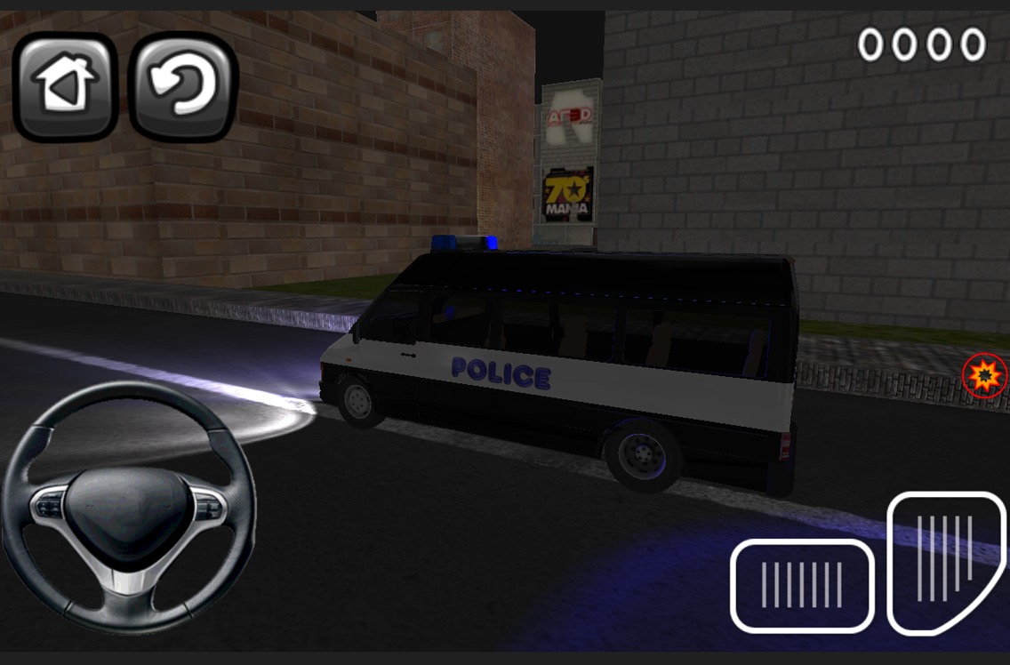 3D Police Truck Parking Game截图3