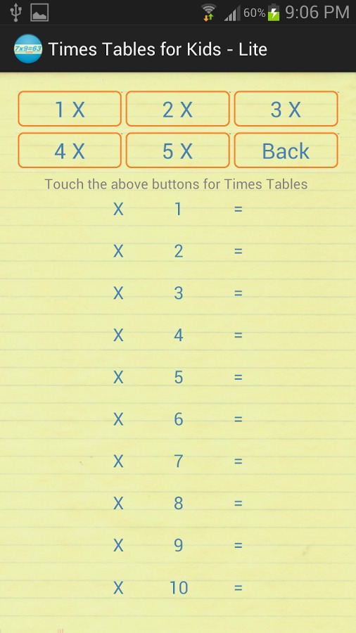 Times Tables Quiz 4 Kids截图4